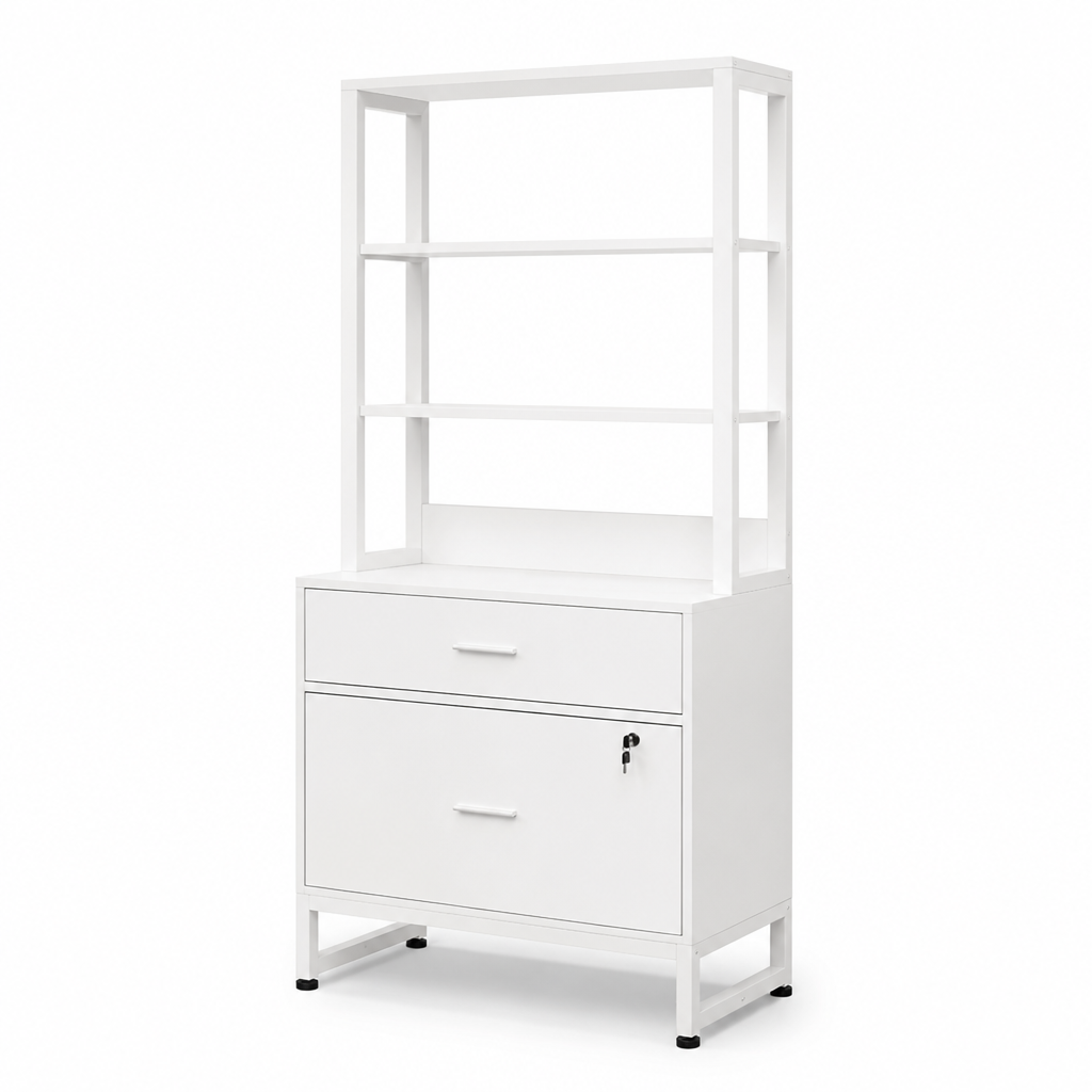 Stowena 2-Drawer File Cabinet with Bookshelf