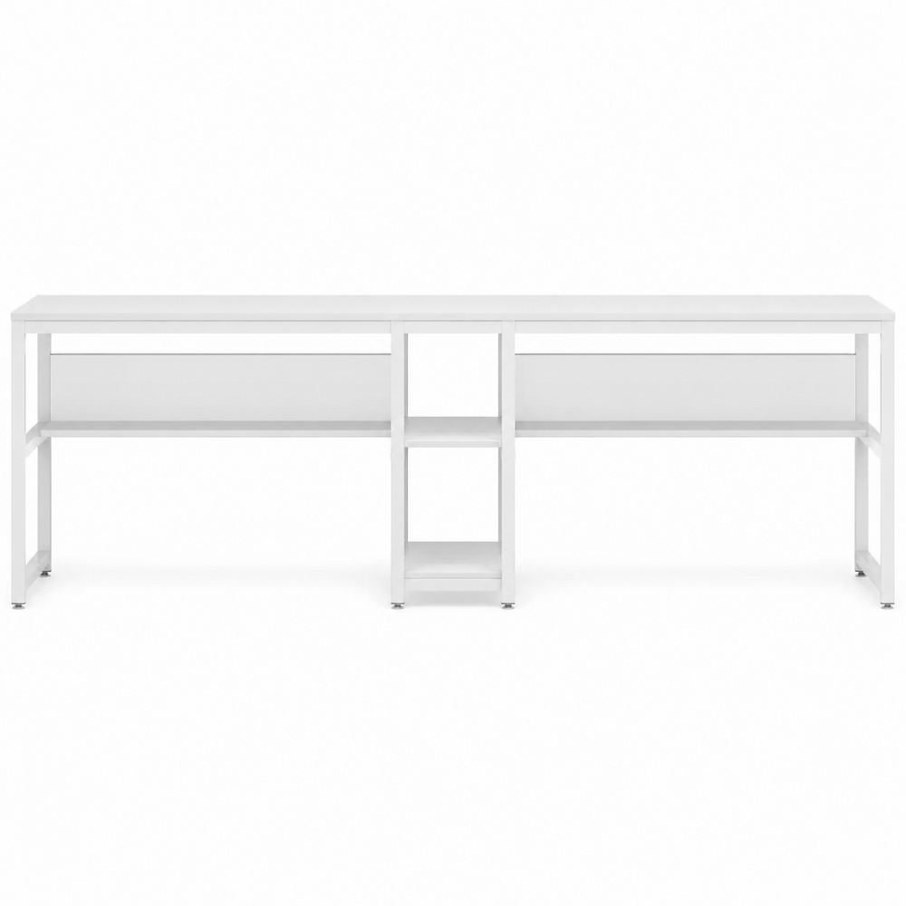 Stowena 78.7" Two-Person Desk with Storage