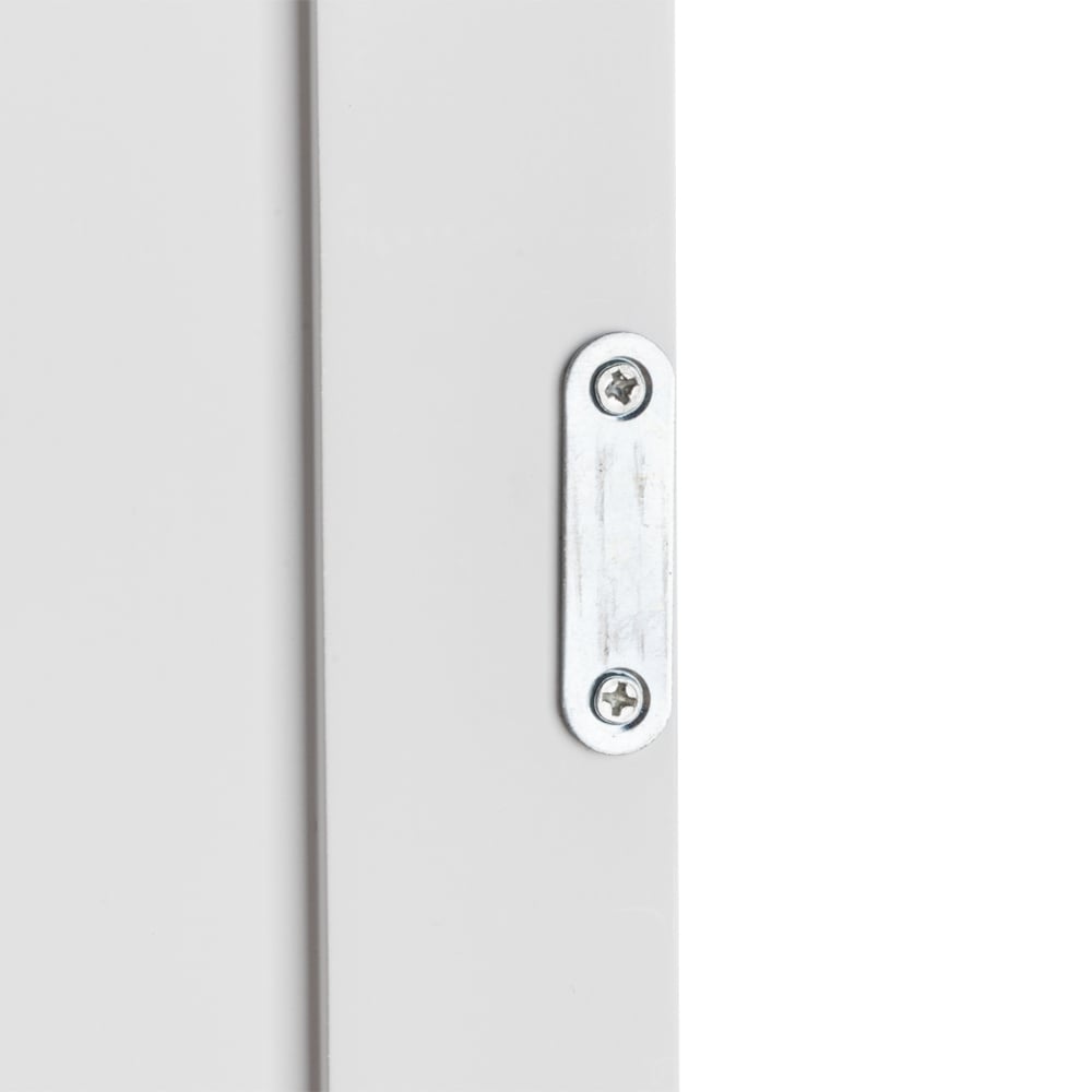 Metal catch plate close up