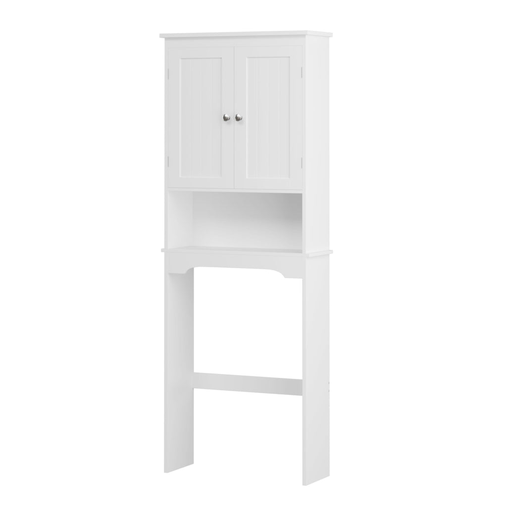 Angled view with one door open