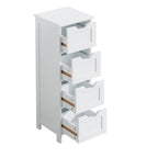 All four drawers open on white background
