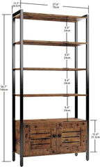 Dimension diagram: 27.6 in wide, 11.2 in deep, 56.7 in tall, 9.4 in shelf spacing, 12.4 in cabinet