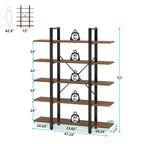 Dimension diagram: 47.24 in wide, 11.02 in deep, 72 in tall, 14 in between shelves, 40 lb per shelf