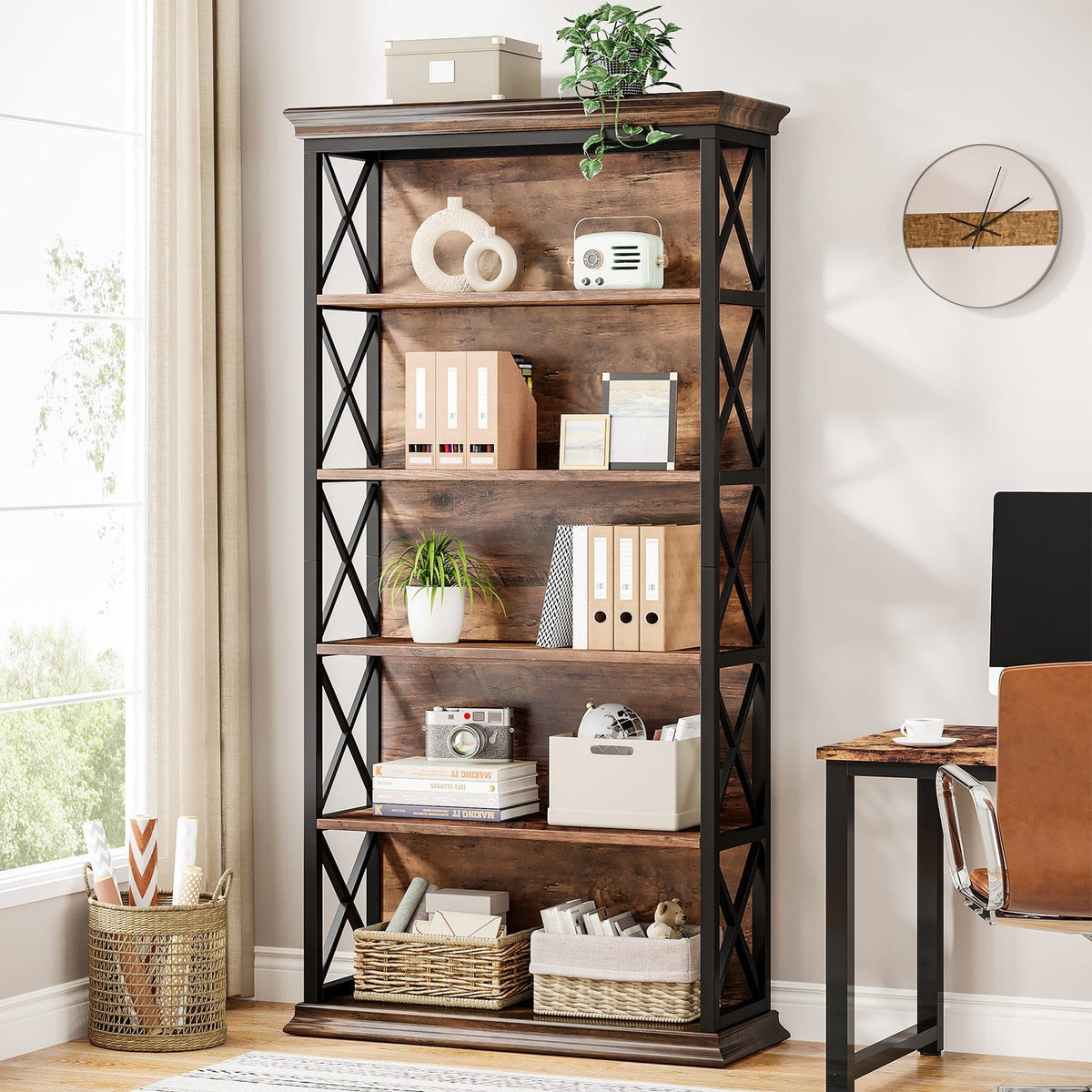 6 Tier Bookshelf, view 1