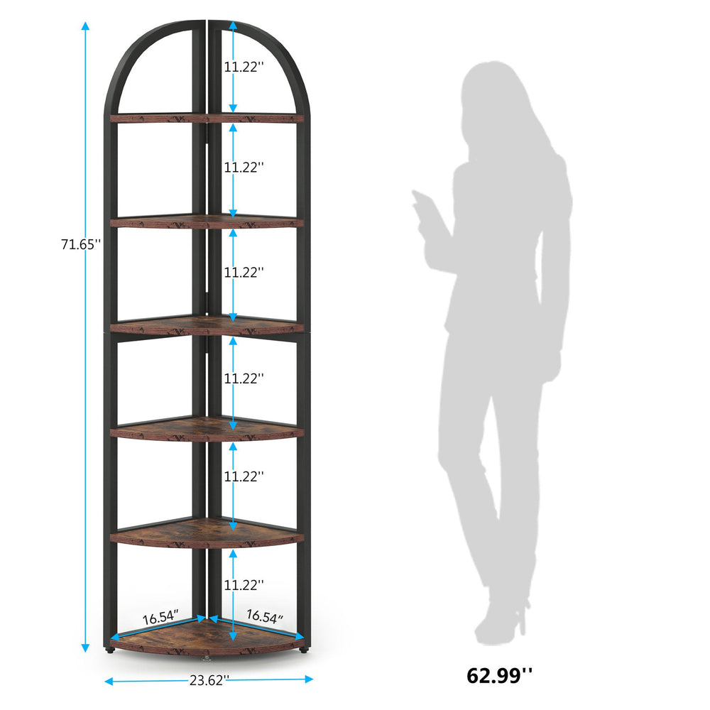 Dimension diagram: 71.65 in tall, 16.54 x 16.54 in footprint, 11.22 in between tiers