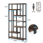 79 Inch Tall Bookshelf, dimensions diagram