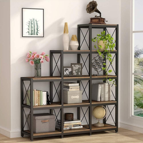 12 Shelf Corner Bookshelf, view 1