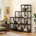 12 Shelf Corner Bookshelf, view 2