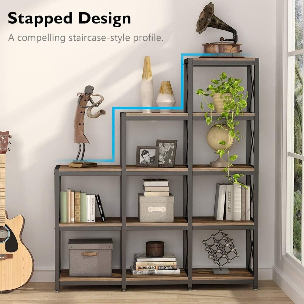 12 Shelf Corner Bookshelf, view 5