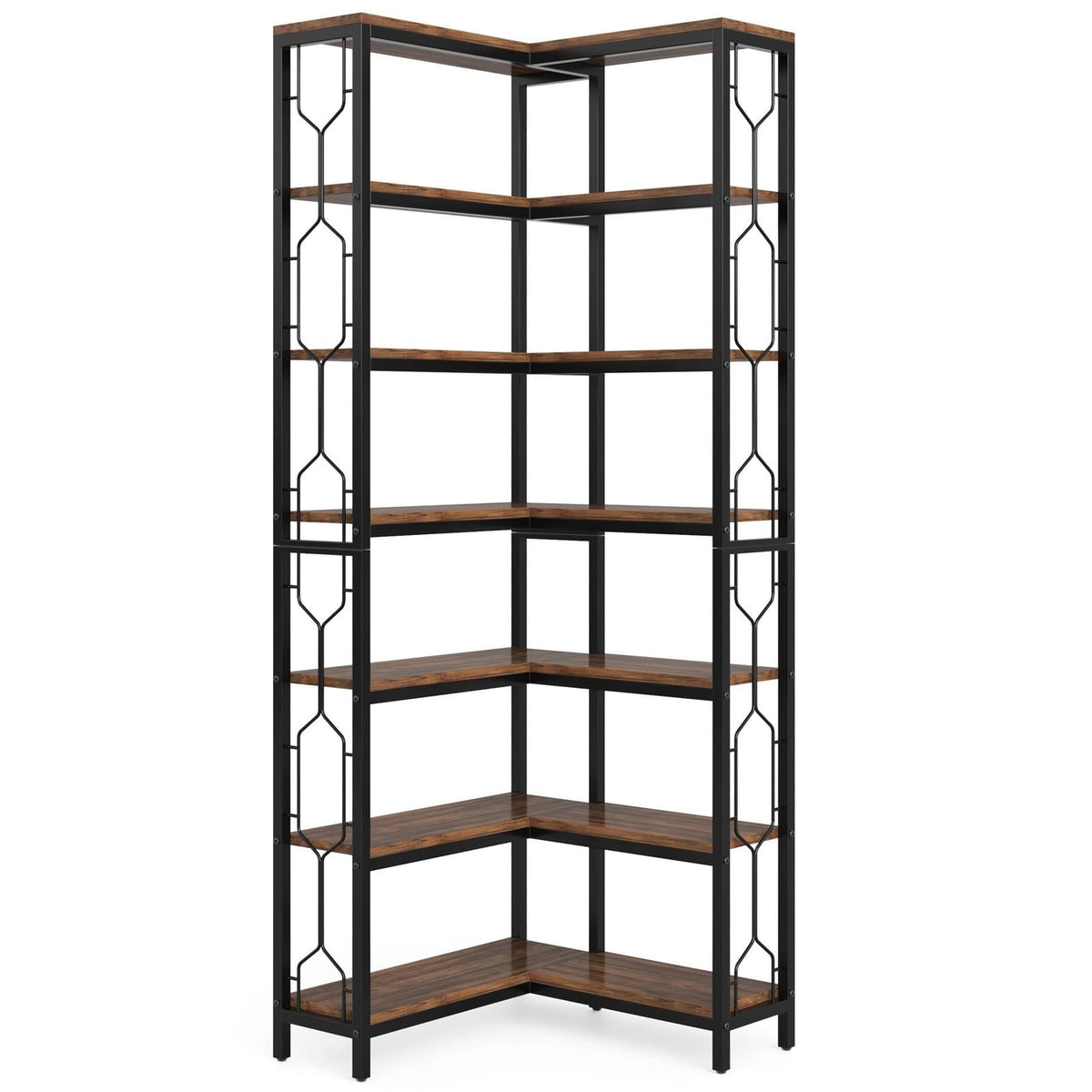 7 Tier Corner Bookshelf, view 5