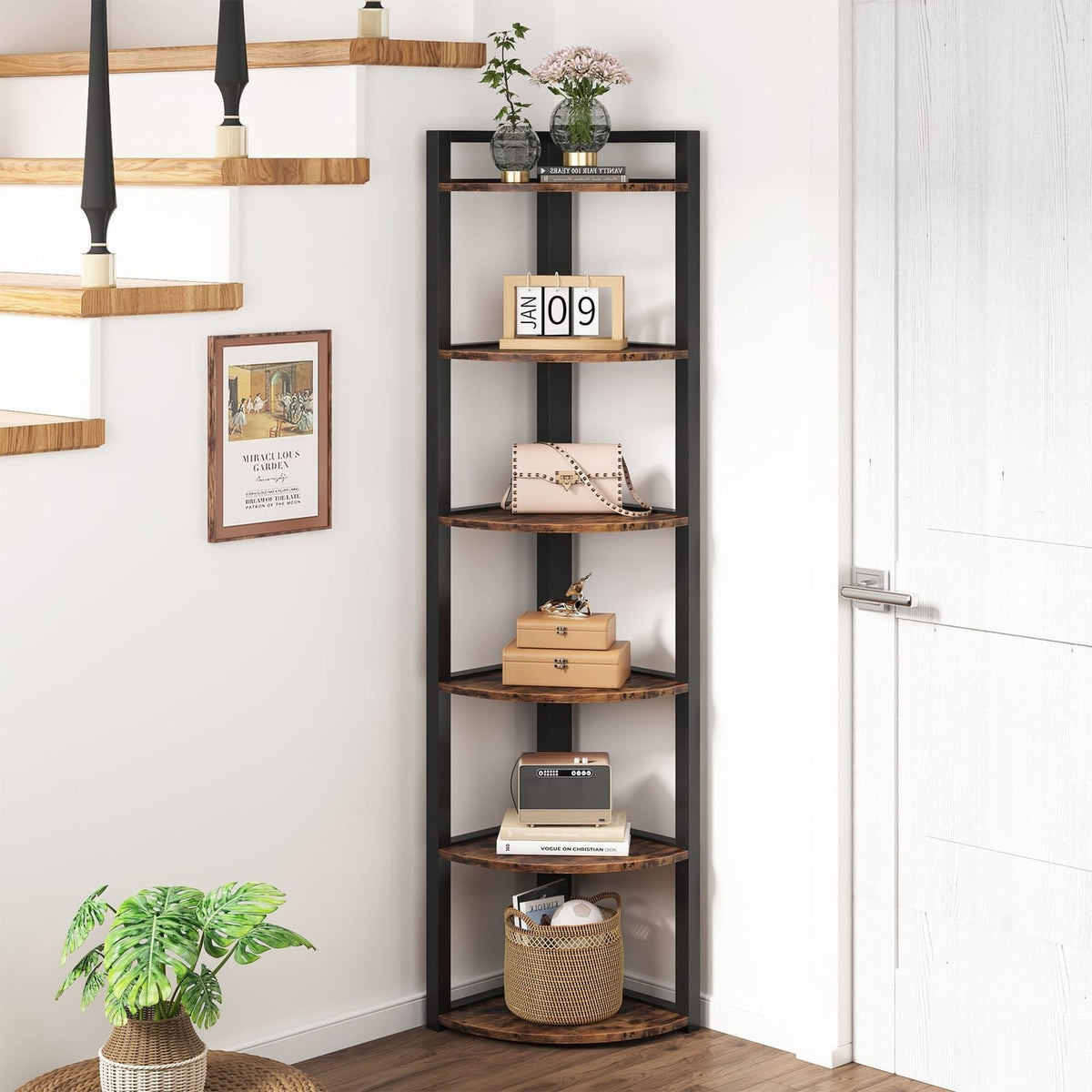 6 Tier Corner Shelf, view 2