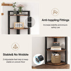 6 Tier Corner Shelf, view 4