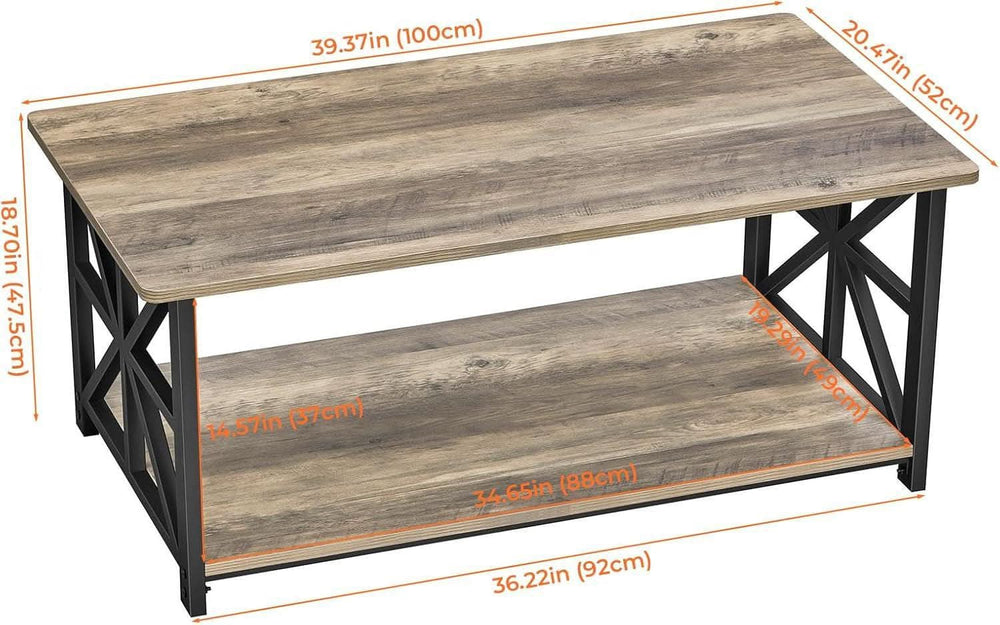 Dimension diagram showing 39.37 by 20.47 by 18.7 inches and a 36.22 inch lower shelf