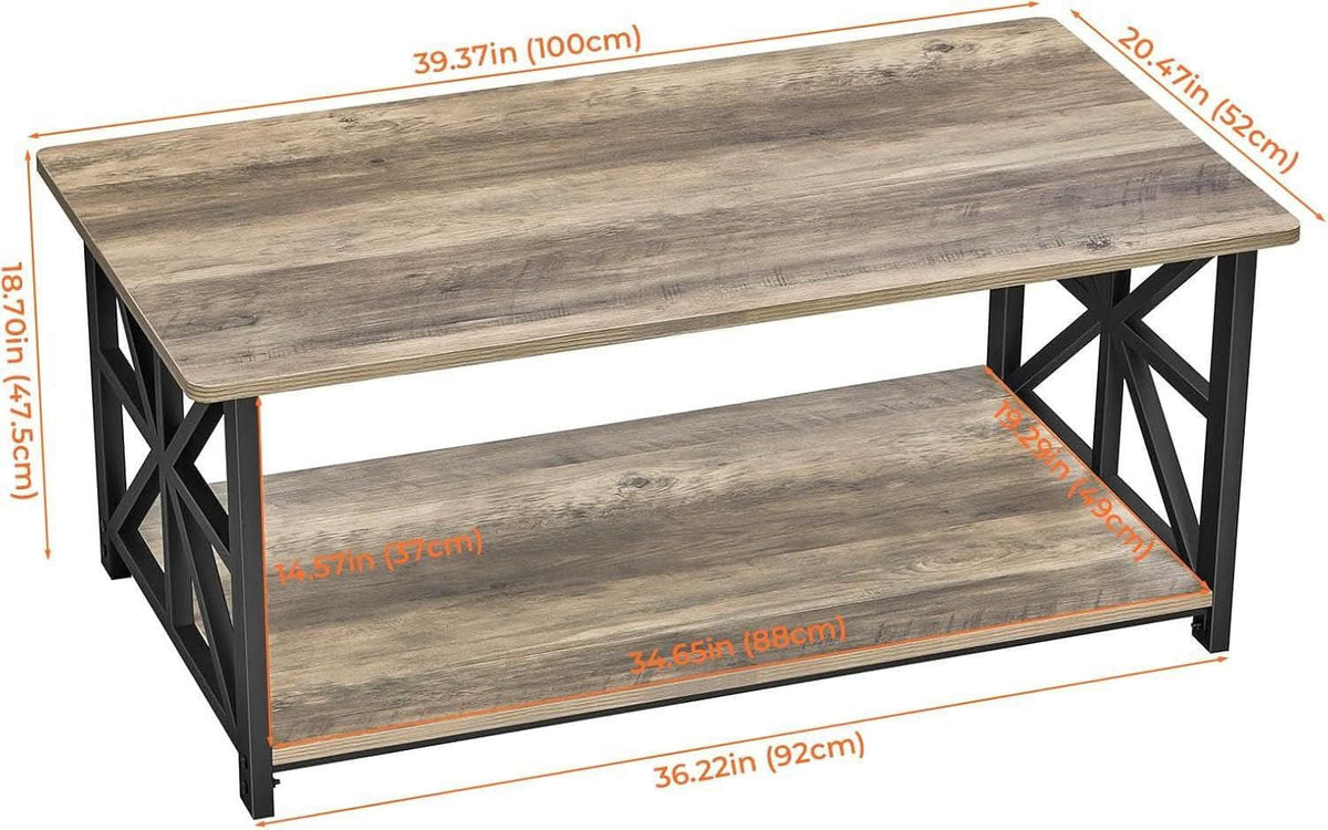 Dimension diagram showing 39.37 by 20.47 by 18.7 inches and a 36.22 inch lower shelf