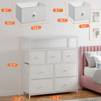 Dimension diagram showing 31.5 by 11.8 by 37.4 inches with both drawer sizes marked