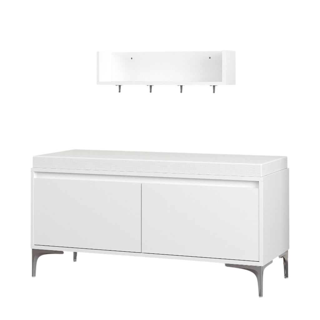 Both pieces closed on white background