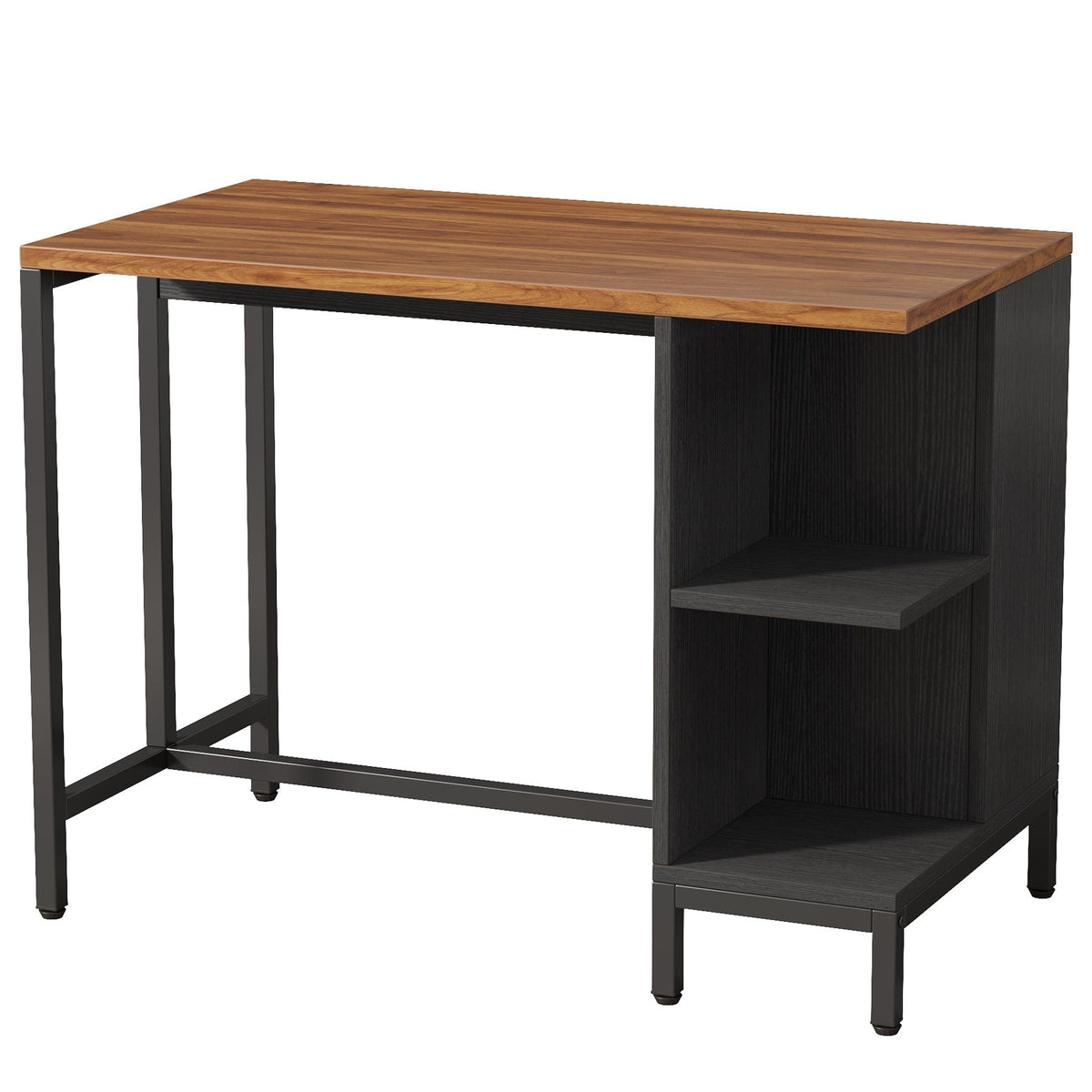 43 inch kitchen island with five shelves on a white background