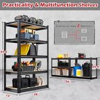 Dimension diagram: storage shelves 28 in wide, 12 in deep, 59.8 in high, and split into two racks 29.9 in tall across 56 in