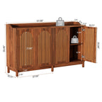 Dimension diagram: 57.08 in wide, 13.77 in deep, 33.46 in tall with 150 lb top and 50 lb shelf capacity