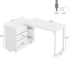 Dimension diagram: 39.37 x 17.72 x 29.53 in, 31.5 in overlapped layout, drawer sizes